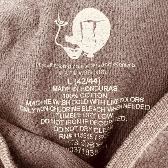 Stephen King IT T-Shirt Youll Float Too Graphic Print Black L - Picture 3 of 5